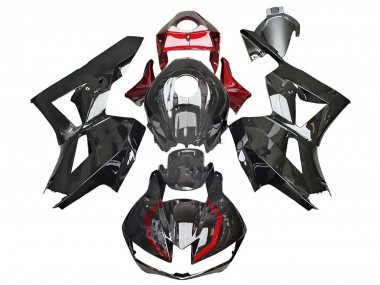 2013-2023 Honda CBR600RR Motorcycle Fairings - Glossy Black Red Canada Websites