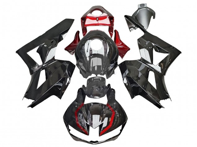 2013-2023 Honda CBR600RR Motorcycle Fairings - Glossy Black Red Canada Websites