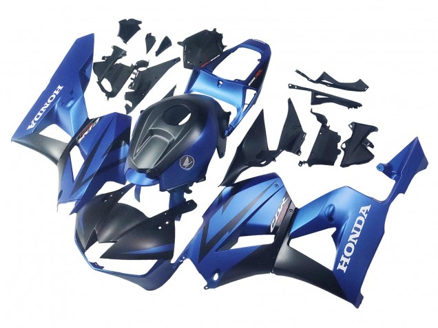 2013-2023 Honda CBR600RR Motorcycle Fairings - Blue Matte Black Racing Canada Websites