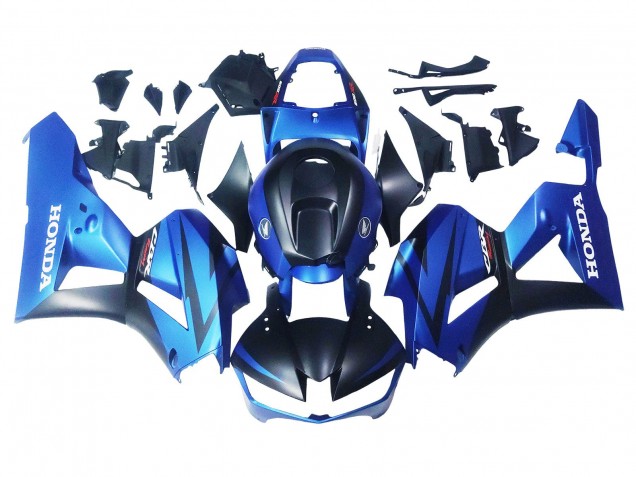 2013-2023 Honda CBR600RR Motorcycle Fairings - Blue Matte Black Racing Canada Websites
