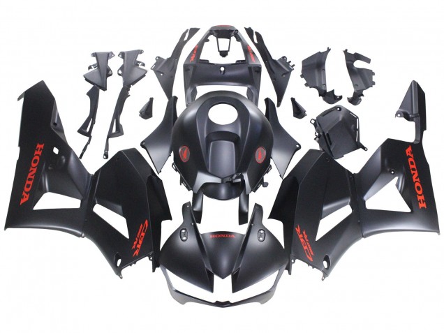2013-2023 Honda CBR600RR Motorcycle Fairings - Matte Black Red Decals Canada Websites