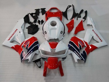 2013-2023 Honda CBR600RR Motorcycle Fairings - White Red Dark Blue HRC Canada Websites