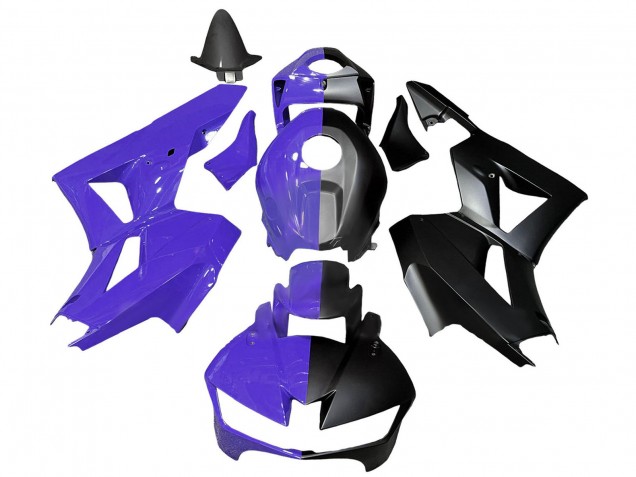 2013-2023 Honda CBR600RR Motorcycle Fairings - Purple Matte Black Split Canada Websites