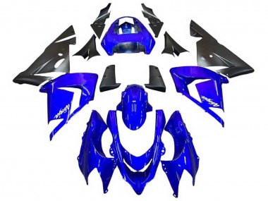 2004-2005 Kawasaki ZX10R Motorcycle Fairings - Blue Black Ninja Canada Websites