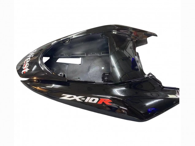 2004-2005 Kawasaki ZX10R Motorcycle Fairings - White Black West Ninja Canada Websites