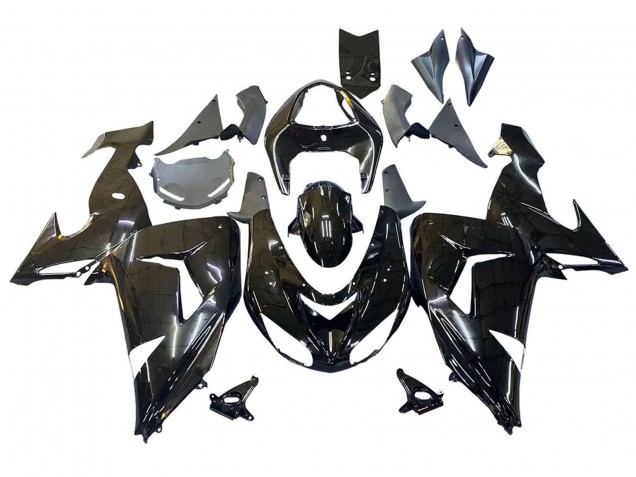 2006-2007 Kawasaki ZX10R Motorcycle Fairings - Glossy Black Canada Websites
