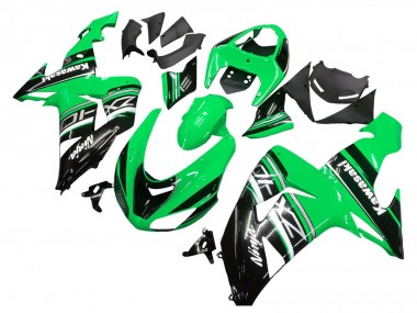 2006-2007 Kawasaki ZX10R Motorcycle Fairing Kits - Green White Black Canada Websites