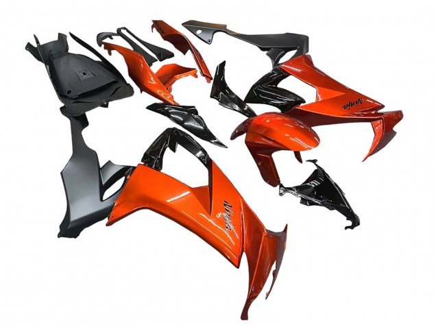 2008-2010 Kawasaki ZX10R Motorcycle Fairings - Burnt Orange Black Canada Websites