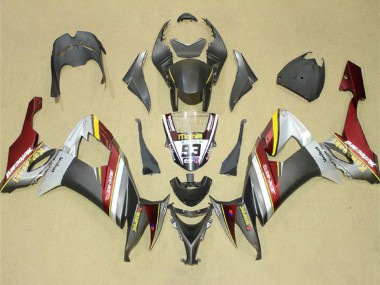 2008-2010 Kawasaki ZX10R Motorcycle Fairings - Silver Grey Yellow Red Canada Websites