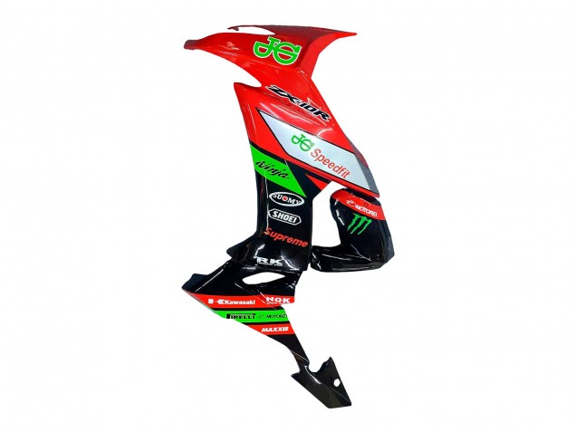 2008-2010 Kawasaki ZX10R Motorcycle Fairings - Red Green Black Canada Websites