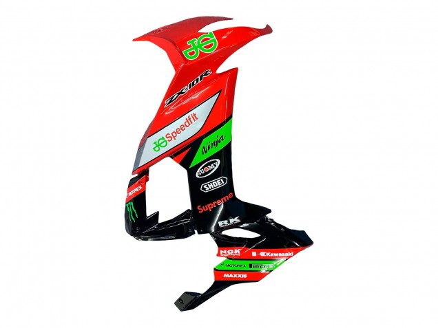 2008-2010 Kawasaki ZX10R Motorcycle Fairings - Red Green Black Canada Websites