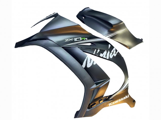2011-2015 Kawasaki ZX10R Motorcycle Fairings - Matte Grey White Green Canada Websites