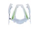 2011-2015 Kawasaki ZX10R Motorcycle Fairings - White Green Stripe Black Ninja Canada Websites