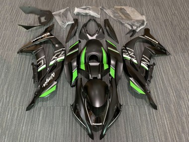 2016-2020 Kawasaki ZX10R Motorcycle Fairings - Matte Black Green White Ninja Canada Websites