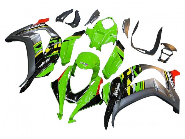 2016-2020 Kawasaki ZX10R Motorcycle Fairings - Green Red Grey Canada Websites