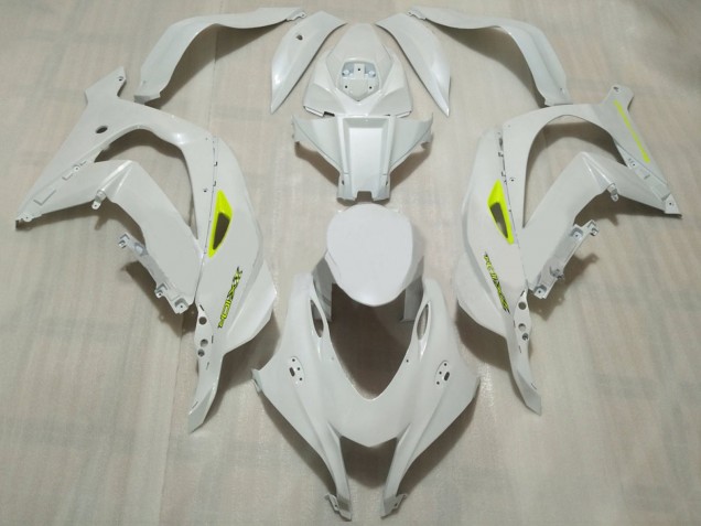 2016-2020 Kawasaki ZX10R Motorcycle Fairings - White Neon Yellow Canada Websites