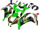2016-2020 Kawasaki ZX10R Motorcycle Fairings - Green Yellow Red Black Elf Monster Canada Websites