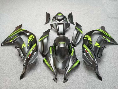2016-2020 Kawasaki ZX10R Motorcycle Fairings - Matte Black Green Canada Websites