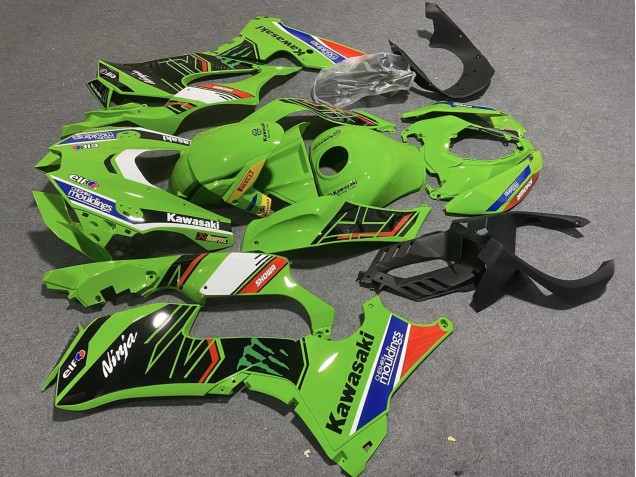 2021-2025 Kawasaki ZX10R Motorcycle Fairings - Green White Blue Black Red Showr Elf Mouldings Monster Canada Websites