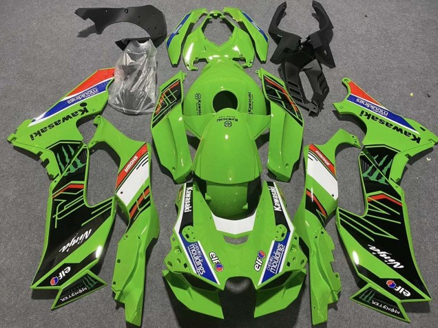 2021-2025 Kawasaki ZX10R Motorcycle Fairings - Green White Blue Black Red Showr Elf Mouldings Monster Canada Websites