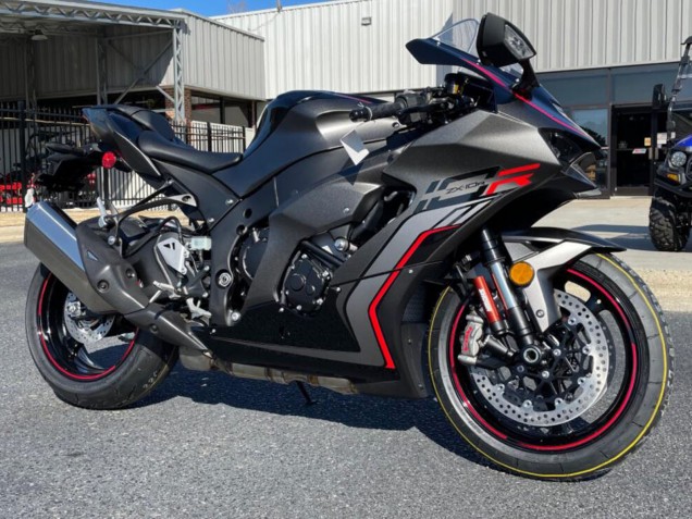 2021-2025 Kawasaki ZX10R Motorcycle Fairings - Black Grey Red Canada Websites