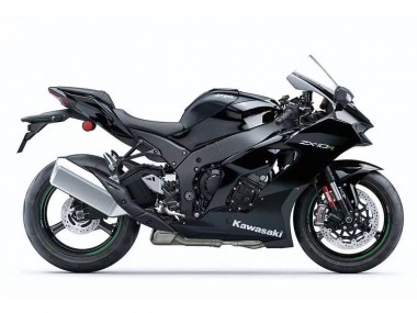 2021-2025 Kawasaki ZX10R Motorcycle Fairings - Black White Green Decal Canada Websites