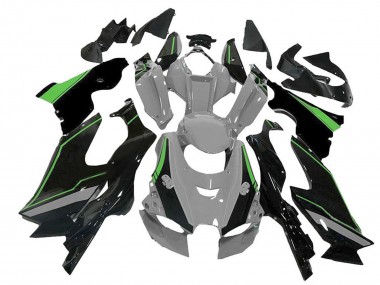 2021-2025 Kawasaki ZX10R Motorcycle Fairing - Grey Green Black Canada Websites