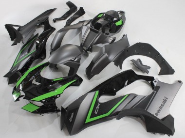 2021-2025 Kawasaki ZX10R Motorcycle Fairings - Grey Green Black Canada Websites