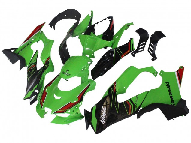 2021-2025 Kawasaki ZX10R Motorcycle Fairings - Green Black Red Canada Websites