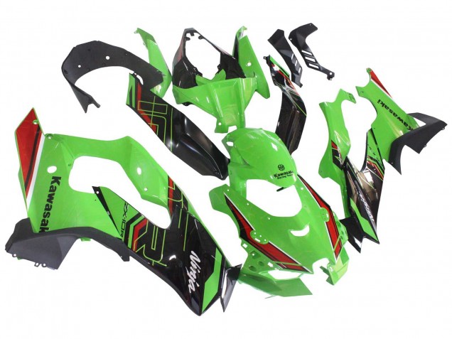2021-2025 Kawasaki ZX10R Motorcycle Fairings - Green Black Red Canada Websites