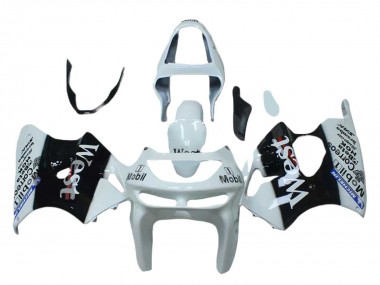 1998-1999 Kawasaki ZX6R Motorcycle Fairings - White Black West Mobil Canada Websites