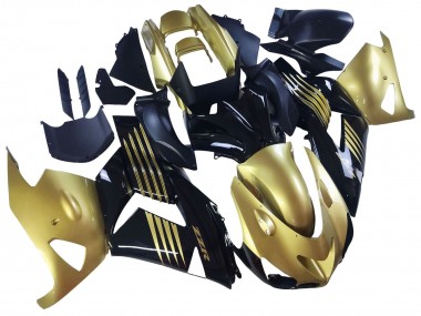 2006-2011 Kawasaki ZX14R ZZR1400 Motorcycle Fairings - Gold Black Canada Websites