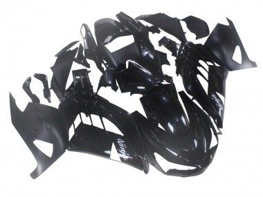 2012-2024 Kawasaki ZX14R ZZR1400 Motorcycle Fairing - Glossy Black Matte Black White Ninja Canada Websites