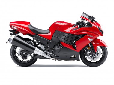 2012-2024 Kawasaki ZX14R ZZR1400 Motorcycle Fairing - Red Matte Black Canada Websites