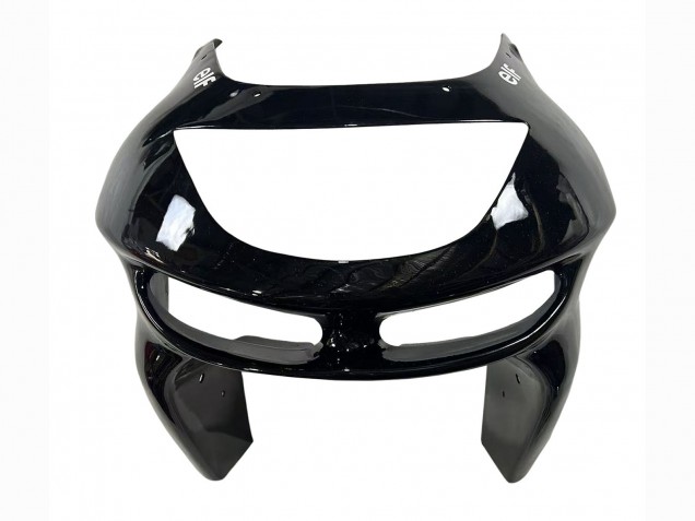 1998-1999 Kawasaki ZX6R Motorcycle Fairings - Glossy Black Yellow Elf Bridgestone Canada Websites
