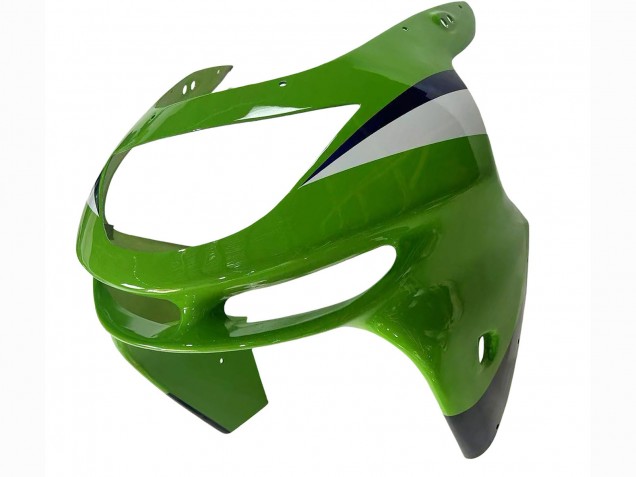 1998-1999 Kawasaki ZX6R Motorcycle Fairings - Green White Blue Silver Glossy Black Canada Websites