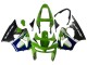1998-1999 Kawasaki ZX6R Motorcycle Fairings - Green White Blue Silver Glossy Black Canada Websites