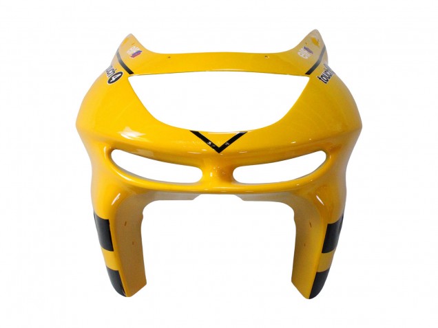 1998-1999 Kawasaki ZX6R Motorcycle Fairings - Yellow Black Monster Elf Bridgestone Canada Websites