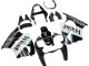 2000-2002 Kawasaki ZX6R Motorcycle Fairings - Glossy Black White West Michelin Canada Websites