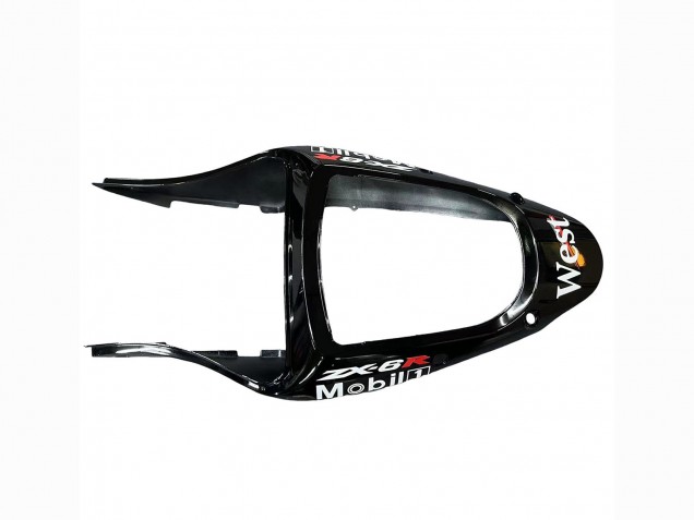 2000-2002 Kawasaki ZX6R Motorcycle Fairings - Glossy Black White West Michelin Canada Websites
