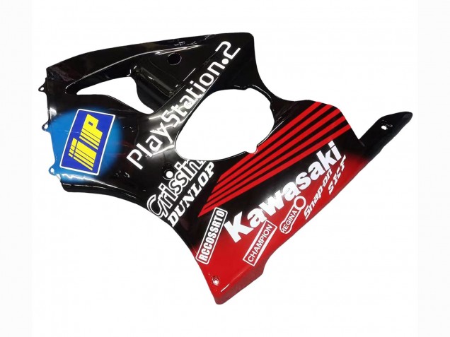 2000-2002 Kawasaki ZX6R Motorcycle Fairings - Glossy Black Red Blue Red PlayStation 2 Canada Websites