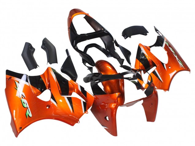 2000-2002 Kawasaki ZX6R Motorcycle Fairings - Orange Black Canada Websites