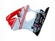 2000-2002 Kawasaki ZX6R Motorcycle Fairings - White Red Black Canada Websites