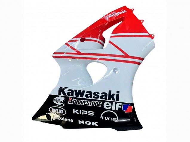 2000-2002 Kawasaki ZX6R Motorcycle Fairings - White Red Black Canada Websites