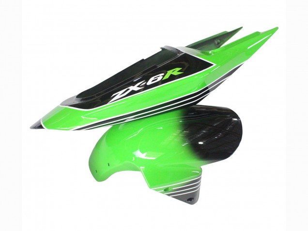 2003-2004 Kawasaki ZX6R Motorcycle Fairings - Green White Black Canada Websites