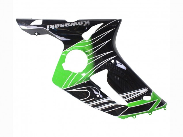 2003-2004 Kawasaki ZX6R Motorcycle Fairings - Green White Black Canada Websites
