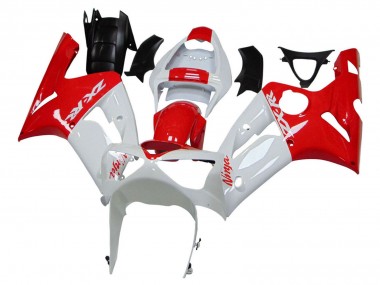 2003-2004 Kawasaki ZX6R Motorcycle Fairings - White Red Canada Websites