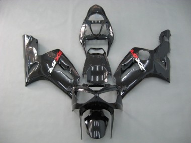 2003-2004 Kawasaki ZX6R Motorcycle Fairings - Glossy Black Canada Websites