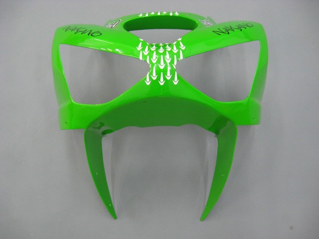 2003-2004 Kawasaki ZX6R Motorcycle Fairings - Green White Black Elf Bridgestone Canada Websites