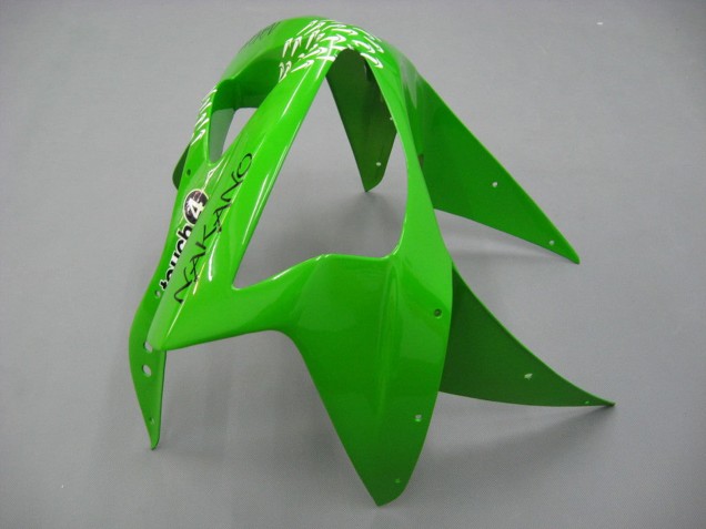 2003-2004 Kawasaki ZX6R Motorcycle Fairings - Green White Black Elf Bridgestone Canada Websites